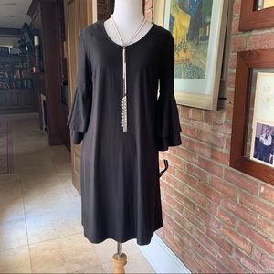 NWT New Directions Petite Ruffle Sleeve Dress PS